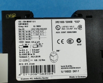 Siemens 3RS1800-1BW00 COUPLING RELAY  - изображение 1