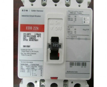 Eaton EDB3225 CURCUIT BREAKER 225AMPS 240VAC 3 POLE  - изображение 1