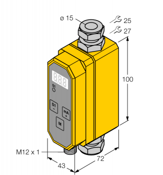 Turck FCMI-15D12DYA4P-LIUP8X-H1141/S1352 