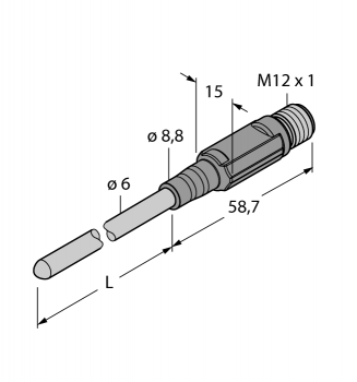 Turck TTM050C-206A-CF-LI6-H1140-L100-50/50A°C 