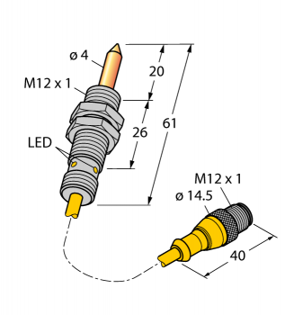 Turck NIMFE-EM12/4.0L61-UN6X-0.3XYE-RS4/S1182 