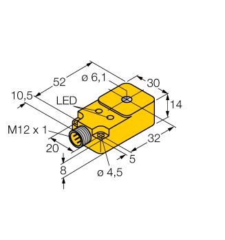 Turck BI6R-Q14-AP6X2-H1141 