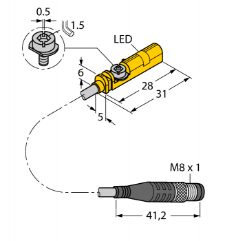 Turck BIM-UNT-AP6X-0.3-PSG3M 