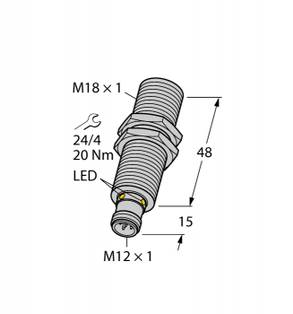 Turck RU100U-M18M-UP8X2-H1151 