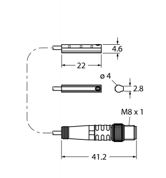 Turck BIM-UNC-AN6X-0.3-PSG3M 