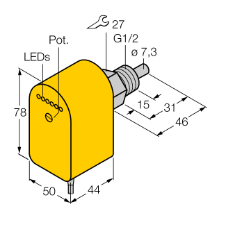 Turck FCS-G1/2A4P-VRX/230VAC 