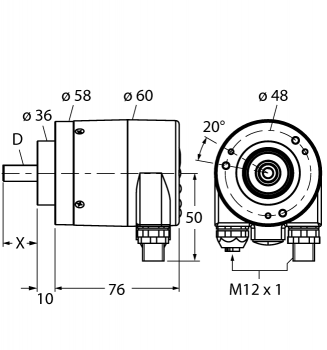 Turck RM-29S6C-9A28B-R3M12 