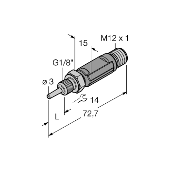 Turck TTM050C-103A-G1/8-LI6-H1140-L013-50/50A°C 