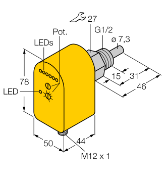 Turck FTCS-G1/2A4P-2AP8X-H1140 