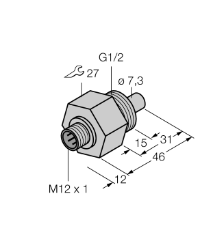 Turck FCS-G1/2TN-NA-H1141 