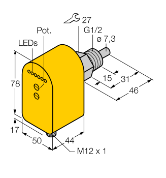 Turck FCS-G1/2A4P-2AP8X-H1140 