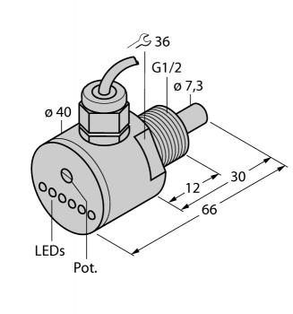 Turck FCS-G1/2DY-AP8X 