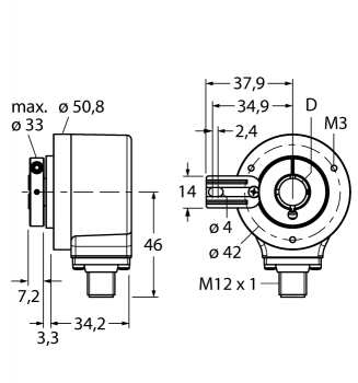 Turck RI-12H15T-2B5000-H1181 