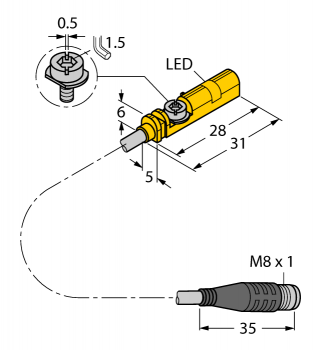 Turck BIM-UNT-AP6X-0.3-PSG3S/S1139 