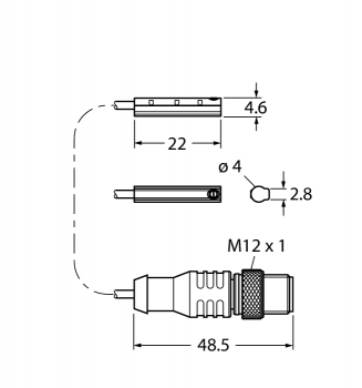 Turck BIM-UNC-AN6X-0.3-RS4 