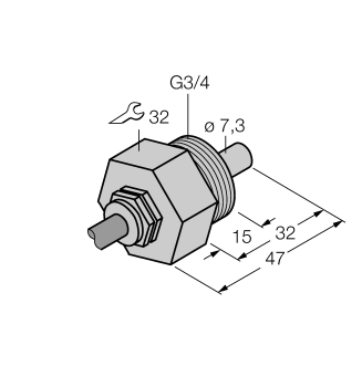 Turck FCS-G3/4A4-NAEX/D100 