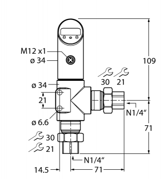 Turck PS001D-502L-2UPN8X-H1141 