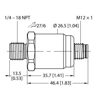 Turck PT0.25R-1503-I2-H1143/D840  - изображение 1