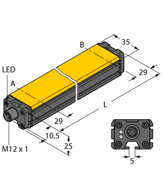 Turck LI500P0-Q25LM0-ELIUPN8X3-H1151 