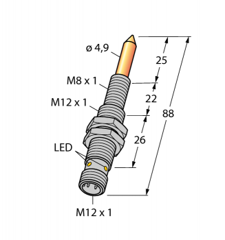 Turck NIMFE-EM12/4.9L88-UP6X-H1141/S1182 