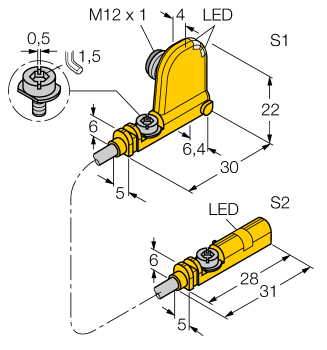 Turck BIM-UNT-0.1-UNT-2AP6X3-H1141 