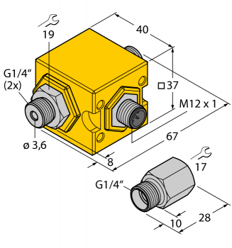 Turck FCIC-G1/4A4P-AP8-H1141/1.5 